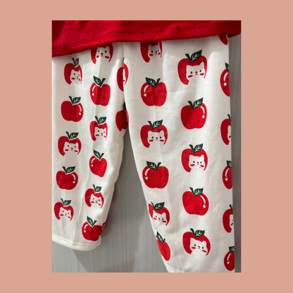 Setelan CP Anak Perempuan Usia 1-10 Tahun Motif Kucing